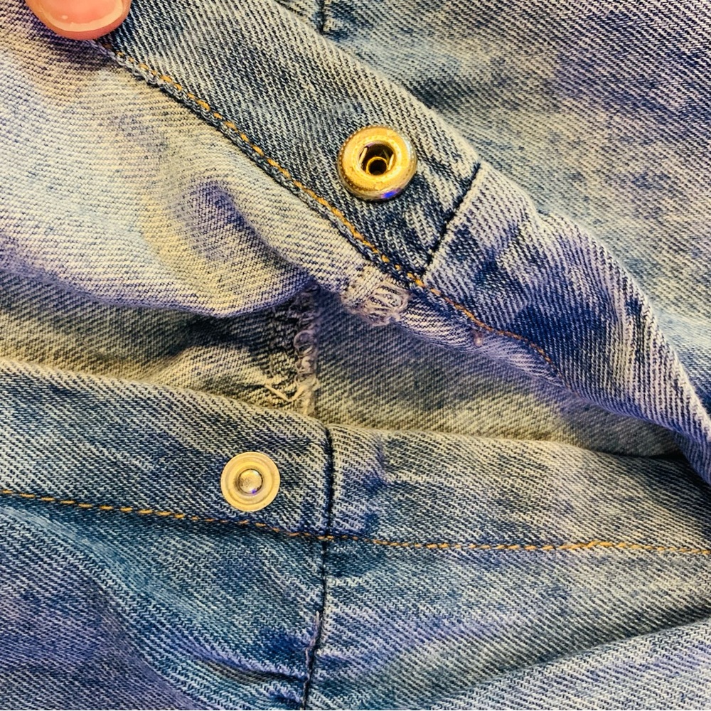 Zara Denim Snap Front Casual Skirt 3-4T - Picture 5 of 6